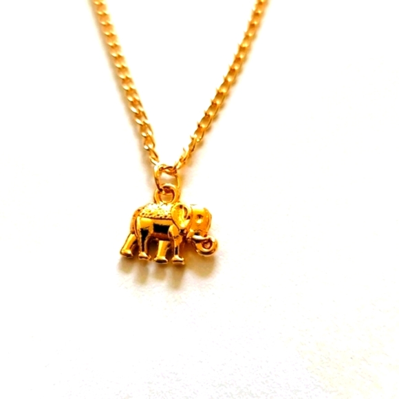 Vintage Gold Elephant Anklet/Bracelet - Picture 2 of 3